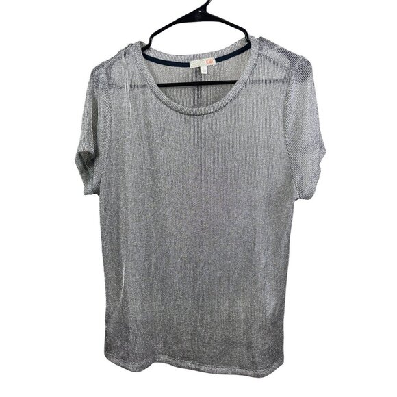 Gianni Bini Tops - Gianni Bini Women's Silver Top